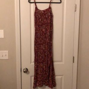 Paisley maxi dress